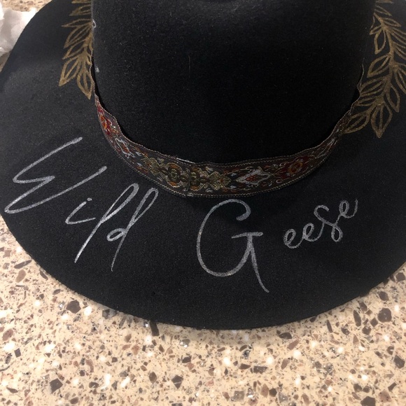 Custom Hand Painted Wide-Brim Hat - Picture 7 of 7